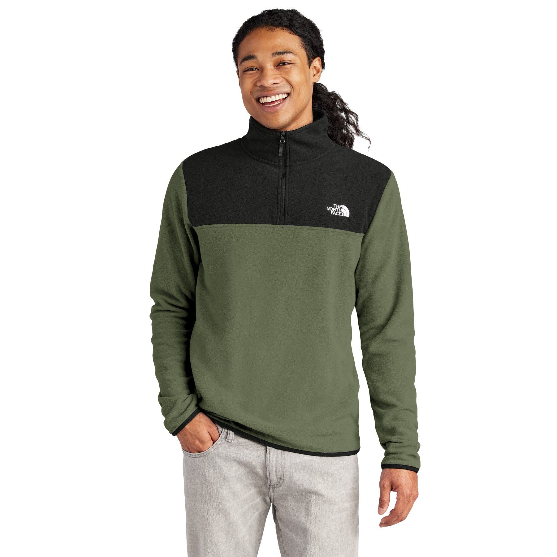 The North Face-The North Face® Glacier 1/4-Zip Fleece NF0A7V4L-MedTech-3